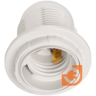 Патрон для ламп с цоколем Е27, пластиковый (белый), пр-во IEK (EPP11-04-01-K01)