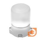 Светильник для помещений с повышенной влажностью и температурой, патрон E27 (макс.60Вт), с белым прямым пластиковым основанием, IP65, пр-во ВЭП Свет (НББ 01-60-001 - Белый)