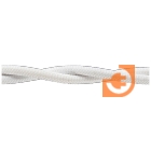 Коаксиальный "Ретро" кабель, цвет белый, бухта 20м, пр-во Bironi (B1-426-71-20)