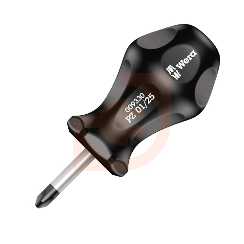 Отвертка крестовая Kraftform Plus PZ 1 х 25 мм, короткая, серия 336, пр-во Wera (WE-009330)