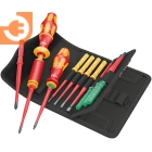 Набор диэлектрических отверток Kraftform Kompakt из 16 предметов, extra slim 1 Tool Finder, пр-во Wera (WE-006609)