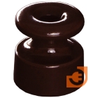 Изолятор керамический, цвет коричневый, пр-во Bironi (B1-551-02-50)