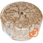 Коробка распределительная в керамическом корпусе 110мм, серия Лизетта Мрамор, пр-во Bironi (B1-522-09)