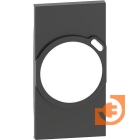 Лицевая панель для розетки 2К+З/USB, 2 модуля, цвет черный, серия Living Now, пр-во BTicino (KG63)