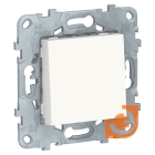 Механизм одноклавишного выключателя 10АХ, безвинтовые клеммы, белый, Unica NEW, пр-во Schneider Electric (NU520118)
