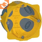 Коробка для ГКЛ глубина 50 мм, на 1 место (2 модуля), с винтами, энергосберегающая, желтая, пр-во Legrand (080031)