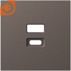 Лицевая панель для розетки USB, цвет мокко, серия DB (A07), пр-во Donel (DE28653)