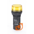 Лампа LED коммутаторная ADDS D=22мм, 220В, AC/DC, желтый, серия ЛK-22, пр-во DEKraft (25120DEK / ЛК22-ADDS-YEL-LED-220)