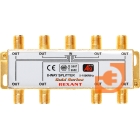 Сплиттер на 8 ТВ, F-разъемы (5-1000 MHz), Gold, пр-во Rexant (05-6105-1)