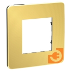 Рамка 1 пост, золото/антрацит, Unica NEW Studio, пр-во Schneider Electric (NU280262)
