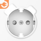 Лицевая панель для розетки 2К+З, USB A+C со шторками, цвет глянцевый белый, серия DB (A07), пр-во Donel (DE22903)