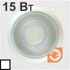 Светильник светодиодный квадратный 220V COB LED 1350 lm 1*15W 4000K белый, свет нейтральный белый (701112/15W/4000K-Белый)