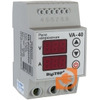 Реле напряжения однофазное с контролем тока 40A, пр-во DigiTOP (VA-40)