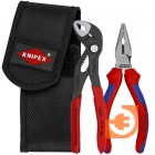 Набор мини - клещей в поясной сумке (пассатижи удлиненные и клещи Cobra®), 2 предмета, пр-во Knipex (KN-002072V06)
