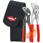 Набор мини - клещей в поясной сумке (переставные клещи гаечный ключ и Cobra®), 2 предмета, пр-во Knipex (KN-002072V01)