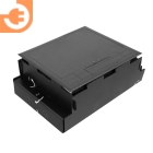 Коробка под заливку в бетон, 12 модулей, черный, пр-во Datarex (DR-PRO-055004)