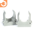 Крепеж-клипса для труб диаметром 20 мм, для монтажного пистолета, цвет серый, пр-во Промрукав (PR13.0120)