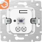 Датчик движения инфракрасный настенный встраиваемый. без накладки с линзой 160 градусов, макс 500Вт, пр-во Donel (DSB084IR)