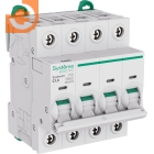 Автоматический 4-полюсный выключатель 1,6А, характеристика C, 6 kA, серия Systeme9, пр-во Systeme Electric (S9F22472)