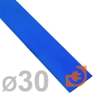 Термоусаживаемая трубка 30/15мм, полиолефин, не горючая, усаживание в 2 раза, длина 1м, синий, пр-во Rexant (30с (23-0005))
