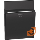 Лицевая панель для для карточных выключателей арт. K4549, K4548, 3 модуля, цвет чёрный, серия Living Now, пр-во BTicino (KG22)