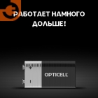 Элемент питания 6LR6/9V (Крона), BL1, серия Basic, пр-во Opticell (6LR6/9V Opticell)