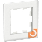 Рамка 1 пост, матовое стекло/белый, Atlas Design, пр-во Schneider Electric (ATN330101)