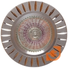 Светильник M394 круглый серебро, диаметр светильника 80мм, диаметр ответсия 72мм, макс.мощность 50Вт, тип лампы MR-16. (M394 (MR-16) silver)