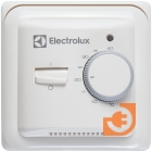 Терморегулятор для теплого пола +5С до +40С, максим. нагрузка 16А, с датчиком пола, цвет белый, THERMOTRONIC BASIC, пр-во Electrolux (ETB-16)