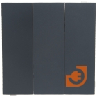 Комплект трехклавишного выключателя, черный, серия R98, пр-во Donel (кDA28300+DA29328)
