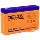 Аккумуляторная батарея 6 В, 7 А·ч, универсальная, серия DTM, пр-во Delta (DTM 607)