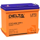 Аккумуляторная батарея 12 В, 55 А·ч, универсальная, серия DTM L, пр-во Delta (DTM 1255 L)