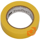 Изоляционная лента Temflex 1300 (15мм х 0,13 мм х 10 м) желтая, пр-во 3M (7100081320 (7000062611))