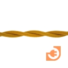 Коаксиальный "Ретро" кабель, цвет золото глянец, бухта 20м, пр-во Bironi (B1-426-079)