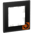 Рамка 1 пост, стекло/черный, Atlas Design, пр-во Schneider Electric (ATN321001)