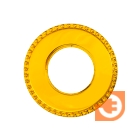 Рамка 1 пост круглая (восьмерка), цвет золото, пр-во Bironi (BF8-610-31)