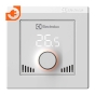 Терморегулятор для теплого пола +5С до +50С, максим. нагрузка 16А, с датчиком пола, с Wi-Fi управлением, IP20, цвет белый/чёрный, пр-во Electrolux (ETS-16W) - 