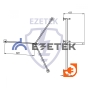 Основание под утяжелители для мачты СММ диаметром 32 мм, высотой до 6 метров, пр-во Ezetek (76917) - 