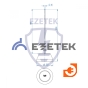 Молниеотвод на утяжелителе СМу-1/1, 1 метр, ветровой район - до III включительно, пр-во Ezetek (80414 (к90870+58001+90550)) - 