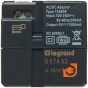 Комплект розетки USB двойной, 1500мА, 100-240В, 50Гц, 5А, белый, Celiane, пр-во Legrand (к067462+068256+080251) - Вид механизма сзади
