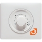 Комплект терморегулятора комнатного (для систем отопления), белый, Celiane, пр-во Legrand (к067400+068240+080251) - С рамкой