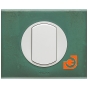 Комплект одинарного переключателя (выключателя), белый, Celiane, пр-во Legrand (к067001+068001+080251) - С рамкой Патина медь