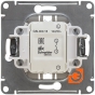 Механизм кнопки 10АХ, белый, Glossa, пр-во Schneider Electric (GSL000115) - Вид механизма без лицевой панели сзади