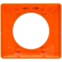 Рамка 1 пост, цвет оранжевый муар, серия Celiane, пр-во Legrand (066651) - С обратной стороны