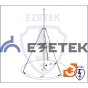 Комплект растяжек для мачты молниеприемной СММ, пр-во Ezetek (88050) - 