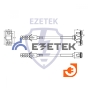Держатель круглого проводника 8-10 мм, для бетонного фасада, оцинкованная сталь, пр-во Ezetek (90025 (к90021+гш_М8+ш-ш_М8х180+УД10х60)) - 
