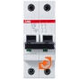Автоматический 2-х полюсный выключатель 40А, характеристика C, 6 kA, серия S200, пр-во ABB (2CDS252001R0404 / S202-C40) - 
