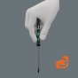 Отвертка - торцевой ключ для электронщиков 2,0 x 60 мм, серия 2069, пр-во Wera (WE-118110) - Отвертка Kraftform и ручка с особым расположением трех функциональных зон