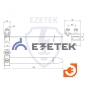 Хомут ленточный для заземления труб диаметром от 5 до 25 мм, нержавеющая сталь, пр-во Ezetek (91320-1) - 
